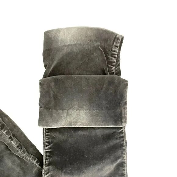 Theory Cotton Blend Green Velvet Skinny Womens Pants SZ 2 - Picture 8 of 14